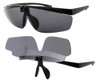 Economy Polarized Baseball Flip-Up Sunglasses