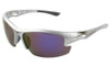 Matte Silver & Violet Mirror