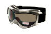 Large Ski Goggles w/ Anti-Fog lenses & Head Strap in White G30SD