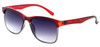 Crystal Red Frame with Smoke Sunglass Chassis