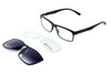 Switch and Go Switchable Eyewear 018-C1 in Matte Black