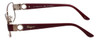 Salvatore Ferragamo Designer Eyeglasses SF2124R-213 in Shiny-Light-Brown 54mm :: Custom Left & Right Lens