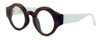 Specs of Wood Designer Wooden Eyewear Made in the USA "Sharp Piano Rounds" in Eb