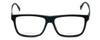 Gucci Designer Eyeglasses GG1077-0263 in Shiny-Black 55mm :: Custom Left & Right Lens