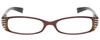 Calabria 834 Designer Reading Glasses w/Ostrich Case in 99 Color&Power Options