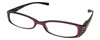 Calabria 834 Designer Reading Glasses w/Ostrich Case in 99 Color&Power Options