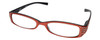 Calabria 834 Designer Reading Glasses w/Ostrich Case in 99 Color&Power Options