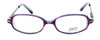 Calabria Vivid Kids Zaps 3 Designer Reading Glasses Purple Crystal Silver Grey