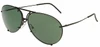 D - Matte Black Frame : Green Lens & Orange & Silver Mirror lens