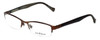 Lucky Brand Designer Reading Glasses Fleetwood Semi-Rimless Chocolate Brown 53mm
