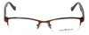 Lucky Brand Designer Reading Glasses Fleetwood Semi-Rimless Chocolate Brown 53mm