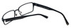 John Varvatos Designer Eyeglasses V133 in Black 55mm :: Rx Single Vision
