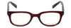 John Varvatos Designer Eyeglasses V343AF in Chianti 47mm :: Rx Single Vision