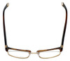 John Varvatos Designer Eyeglasses V137 in Brown-Horn 52mm :: Rx Bi-Focal