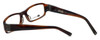 John Varvatos Designer Reading Glasses V341AF in Brown-Horn 53mm