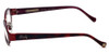 Lucky Brand Designer Eyeglasses Mckenzie in Matte Red 52mm :: Rx Single Vision