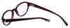 Jones New York Designer Eyeglasses J752 in Brown-Purple 49mm :: Rx Single Vision