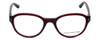 Jones New York Designer Eyeglasses J752 in Brown-Purple 49mm :: Progressive