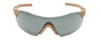 Smith PIVLOCK ECHO ELITE MAX in TAN BROWN 499& 3 LENSES: CLEAR/GRAY/IGNITOR ROSE
