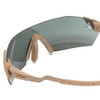 Smith PIVLOCK ECHO ELITE MAX in TAN BROWN 499& 3 LENSES: CLEAR/GRAY/IGNITOR ROSE