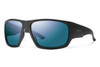 Smith Optics DRAGSTRIP ELITE in BLACK & Chromapop Polarized Blue Mirror Lens