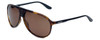 Carrera 6015/S Designer Sunglasses in Havana with Black & Dark Brown Lens