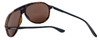 Carrera 6015/S Designer Sunglasses in Havana with Black & Dark Brown Lens