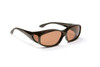 Haven Designer Fitover Sunglasses Biscayne in Tortoise & Polarized Amber Len