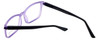 Calabria Viv Designer Eyeglasses 241 in Purple-Black 53mm :: Custom Left & Right Lens