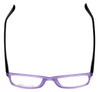 Calabria Viv Designer Eyeglasses 241 in Purple-Black 53mm :: Rx Single Vision