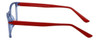 Calabria Viv Designer Eyeglasses 241 in Blue-Red 53mm :: Progressive