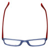 Calabria Viv Designer Eyeglasses 241 in Blue-Red 53mm :: Progressive