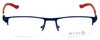 Calabria Viv Designer Eyeglasses 390 in Navy 54mm :: Progressive