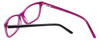Calabria Viv Designer Eyeglasses 869 in Black-Purple 51mm :: Progressive