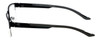 Calabria Vivid Designer Metal Reading Glasses 390 Black 54mm Semi Rimless