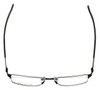 Calabria Vivid Designer Metal Reading Glasses 390 Black 54mm Semi Rimless