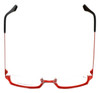 Eyefunc Designer Eyeglasses 530-69 in Black & Red 50mm :: Rx Single Vision