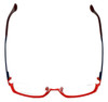 Eyefunc Designer Reading Glasses 591-44 in Red & Blue 52mm