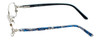 Vera Bradley Designer Eyeglasses Nancy-BLG in Blue Lagoon 54mm :: Custom Left & Right Lens
