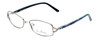 Vera Bradley Designer Eyeglasses Nancy-BLG in Blue Lagoon 54mm :: Rx Single Vision