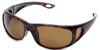 Coyote BP-17 Polarized Bi-focal Reading Sunglasses Tortoise & Brown Large 65mm