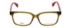 Fendi Designer Eyeglasses FF0056-MQZ in Olive 53mm :: Custom Left & Right Lens