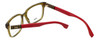 Fendi Designer Eyeglasses FF0056-MQZ in Olive 53mm :: Rx Single Vision