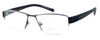 OGA Designer Reading Glasses 7922O-GN052 in Gunmetal & Green 54 mm Semi-Rimless