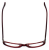 Vera Wang Designer Eyeglasses V094 in Burgundy 51mm :: Custom Left & Right Lens