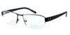 OGA Designer Reading Glasses 7926O-GG082 in Gunmetal & Black