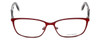 Vera Wang Designer Eyeglasses V328 in Ruby 53mm :: Custom Left & Right Lens