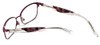 Vera Wang Designer Eyeglasses V349 in Raspberry 53mm :: Custom Left & Right Lens