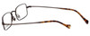 Lucky Brand Designer Reading Glasses Mitchell in Antique Brown