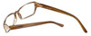 Vera Wang Designer Eyeglasses V311 in Nude-Horn 50mm :: Progressive